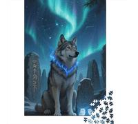 Lobo Puzzles Pour Adultes 1000 Teile Jeu Éducatif Jouets Défi Artisanat Cadeau Famille Décoration Intérieure Adultes & Enfants Des 14 ANS 1000pcs (75x50cm)