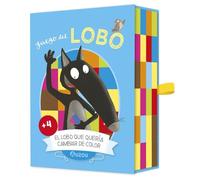 Auzou- Juego de Cartas Lobo Que quería Cambiar de Color, Multicolor (XOU9509091)
