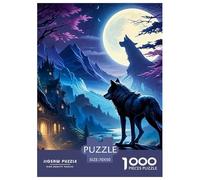 Lobo Rompecabezas 1000 Piezas para Pasatiempo Puzzle Juguetes EduGatoivos Juego Familiar A Partir De 14 Años Regalos 70x50cm/1000pcs