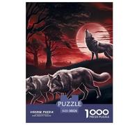 Lobo Rompecabezas 1000 Piezas para Pasatiempo Puzzle Juguetes EduGatoivos Juego Familiar Adultos Y Niños A Partir De 12 Años Regalos 38x26cm/1000pcs
