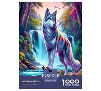 Lobo Rompecabezas Imposible,desafío for Adults Entretenimiento Creativo 1000 Piezas Obra De Arte De Juego De para Adultos Y Niños A Partir De 12 Años 70x50cm/1000pcs