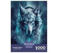 Lobo Rompecabezas Imposible,desafío for Adults Juego EduGatoivo 1000 Piezas Obra De Arte De Juego De para Adultos Y Niños A Partir De 12 Años 70x50cm/1000pcs