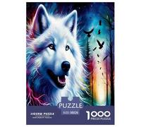 Lobo Rompecabezas Imposible,desafío para Adultos Entretenimiento Creativo 1000 Piezas Obra De Arte De Juego De para Adultos Y Niños A Partir De 12 Años 38x26cm/1000pcs