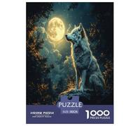 Lobo Rompecabezas Imposible,desafío para Adultos Juego EduGatoivo 1000 Piezas Obra De Arte De Juego De para Adultos Y Niños A Partir De 12 Años 38x26cm/1000pcs