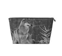Lobo Salvaje Impreso., Bolsa de artículos de tocador Bolsa de Maquillaje Bolsa de cosméticos Bolsa de artículos de tocador de Viaje portátil