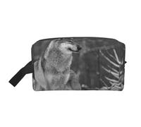 Lobo Salvaje Impreso., Bolsa de Maquillaje Bolsa de cosméticos Bolsa de artículos de tocador de Viaje portátil Organizador de Bolsa de Maquillaje