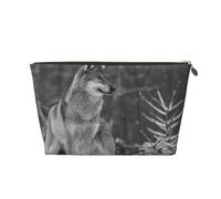 Lobo Salvaje Impreso., Bolsa de Maquillaje Bolsa de cosméticos Bolsa de artículos de tocador de Viaje portátil Bolsa de artículos de tocador