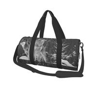 Lobo Salvaje Impreso., Bolsa de Viaje de Gran Capacidad, Bolso Redondo, Bolsa de Viaje Deportiva, Bolsa de Mano, Bolsa de Fitness
