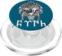 Lobo Tengri Antigua Inscripción Turco Espiritual PopSockets PopGrip para MagSafe
