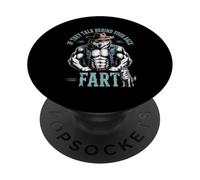 Lobo Vaquero sarcástico Diciendo si Hablan Pedos Mujeres Hombres PopSockets PopGrip Adhesivo