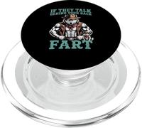 Lobo Vaquero sarcástico Diciendo si Hablan Pedos Mujeres Hombres PopSockets PopGrip para MagSafe