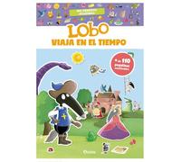 Lobo viaja en el tiempo. Mis primeras pegatinas (Lobo/Llop)