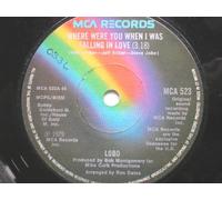 Lobo Where Were You When I Was Falling In Love 7" MCA MCA523 EX 1979 there is handwritten number on label and 2mm drill hole in label rim