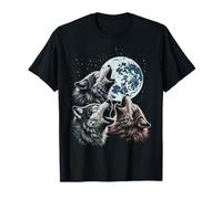 Lobos Luna Maldita Aullido Divertido Lobo Meme Parodia Hombres Mujeres Niño Camiseta