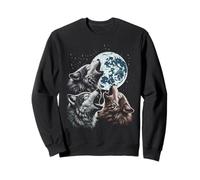Lobos Luna Maldita Aullido Divertido Lobo Meme Parodia Hombres Mujeres Niño Sudadera