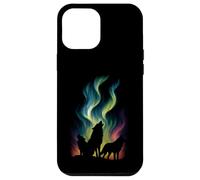 Lobos Northern Lights Graphic Vintage Wildlife Wolf Lover Carcasa para iPhone 12 Pro MAX