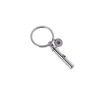 Lobounny Llavero de urna de cenizas de cremación para cenizas de mascotas, joyería de cremación para cenizas humanas, perro, gato, recuerdo de cremación, soporte para cenizas, Vidrio
