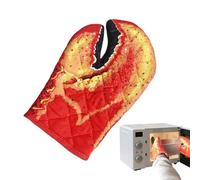 Lobster Claw Oven Mitts - Cute Crab Claw Kitchen Gloves, Anti-Slip Heat Resistant | Microwave, BBQ, Cooking, Grilling, Baking, Pizza, Toaster, Barbecue, Kitchen Safety Accessories