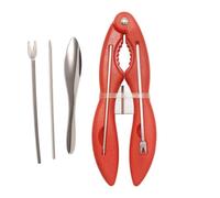 Lobster Crackers and Picks Set, Anti-slip Ergonomic Nut Cracker