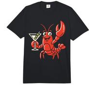 Lobster Martini Summer Seafood Cocktail Design Comfort Colors Adult Heavyweight T-Shirt