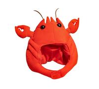 Lobster Party Hat - Funny Animal Headwear, Plush PP Cotton Cartoon Costume Hats, Creative Dress Up Cosplay Accessories - For Boys Girls Family Birthday Stage Performances, Dress Up & Pretend Play