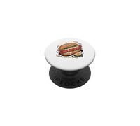 Lobster Seafood New England Maine PopSockets PopGrip Adhesivo