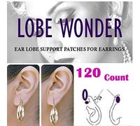 Lóbulo de Wonder Invisible Pendientes ear-lobe Support Parches - proporciona Alivio para Dañado, Streched ear-lobes y ayuda a proteger saludable oído Lobes contra roturas