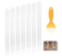 LOBVABA 24 Piezas Pegatinas Antideslizantes para Ducha Bañera,Calcomanías de Seguridad Antideslizantes para Bañera,Pegatinas Antideslizantes Autoadhesivas Tiras,Adhesivos para Bañera Ducha,Escalera