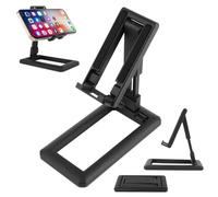 LOBVABA Soporte Móvil, Plegable Soporte Tablet Mesa, Movil Soporte Teléfono, Ajustable Soporte Móvil Mesa, Universal Soporte para Movil Compatible con Todos los Teléfonos Celulares