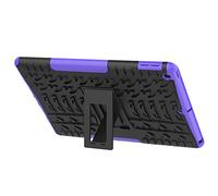 Lobwerk 2019 - Funda para Apple iPad de 10,2 Pulgadas (Incluye Protector de Pantalla y Soporte) Morado Morado