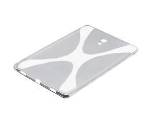 Lobwerk - Carcasa para Samsung Galaxy Tab A SM-T590 T595 de 10,5 pulgadas, silicona, ultrafina, color blanco