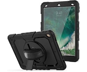 Lobwerk Funda 4 en 1 con lazo para Apple iPad 10.2 2019/2020/2021 10.2 Exterior Cover Protección + Soporte