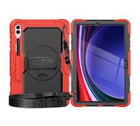 Lobwerk Funda 4 en 1 para Samsung Galaxy Tab S9 FE Plus+ X610/X616 2023 de 12,4 pulgadas, protección antigolpes + soporte