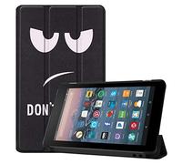 Lobwerk - Funda para Amazon Kindle Fire7 2017/2019 de 7 Pulgadas (función Atril, función de Encendido y Apagado automático) Negro 08