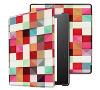 Lobwerk - Funda para Amazon Kindle Oasis 2019 con Funda Smart Cover de 7 Pulgadas con función Atril y función de Encendido y Apagado automático Naranja 01
