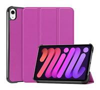 Lobwerk Funda para Apple iPad Mini 6 2021 6ª generación 8.3 Pulgadas Tablet Funda Delgada con función Atril y función de Encendido y Apagado automático Lila