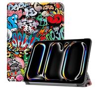 Lobwerk Funda para Apple iPad Pro 13 2024 M4 pulgadas, funda delgada con función atril y función de encendido y apagado automático