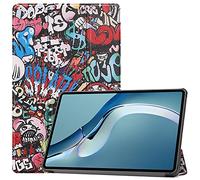 Lobwerk Funda para Huawei MatePad Pro 2021 12.6 Smart Cover funda con función atril y función de encendido y apagado automático