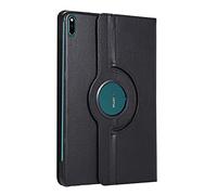 Lobwerk Funda para Huawei MatePad Pro 2021 MRR-W29 Smart Cover Funda con función Atril y función de Encendido y Apagado automático, Color Negro