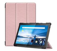 Lobwerk - Funda para Lenovo Tab M10 TB-X605F de 10,1 Pulgadas (función Atril, función de Encendido y Apagado automático) marrón marrón