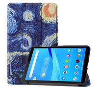 Lobwerk Funda para Lenovo Tab M7 TB-7305F / TB-7305X 7.0 Pulgadas Smart Cover Funda con función Atril y función de Encendido y Apagado automático Azul 04