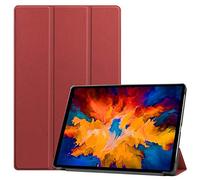 Lobwerk Funda para Lenovo Tab P11 Pro TB-XJ706F de 11,5 Pulgadas, con función Atril y función de Encendido y Apagado automático, Color Granate