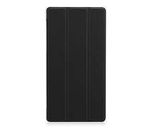 Lobwerk Funda para Lenovo TAB4 7 TB de 7504 F 7 Pulgadas Funda Tablet Smart Cover Flip Case con Auto Sleep/Wake Función Negro Negro