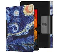 Lobwerk - Funda para Lenovo Yoga Smart Tab YT-X705F de 10,1 Pulgadas, con función Atril y función de Encendido y Apagado automático Azul 04