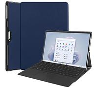 Lobwerk Funda para Microsoft Surface Pro 9 Pro 10 Pro 11 2024 de 13 pulgadas, funda fina con función atril y función de encendido automático