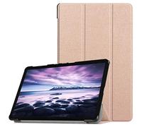 Lobwerk - Funda para Samsung Galaxy Tab A SM-T590 SM-T595 SM-T597 de 10,5 pulgadas, Smart Cover con Auto Sleep/Wake + lápiz táctil dorado