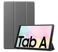 Lobwerk - Funda para Samsung Galaxy Tab A7 SM-T500 y T505 (con función Atril, función de Encendido y Apagado automático), Color Gris