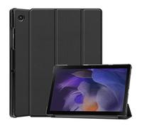 Lobwerk Funda para Samsung Galaxy Tab A8 SM-X200 X205 Smart Cover funda con función atril y función de encendido y apagado automático, color negro