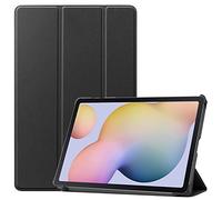 Lobwerk - Funda para Samsung Galaxy Tab S7 SM-T870 T875 Smart Cover con función Atril y función de Encendido y Apagado automático, Color Negro