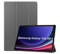 Lobwerk Funda para Samsung Galaxy Tab S9 FE Plus+ X610/X616 2023 de 12,4 Pulgadas, Delgada, Carcasa rígida con función de Encendido y Apagado